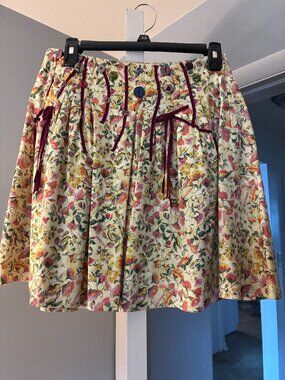 Unique Galliano Floral Skirt